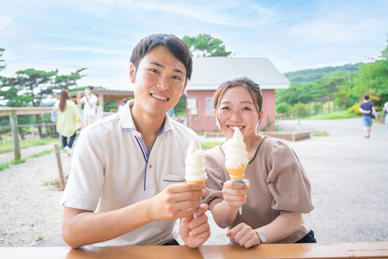 那須どうぶつ王国のBOCCAで食べられる森林ソフトクリーム